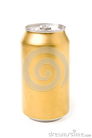 Blank soda can Stock Photo