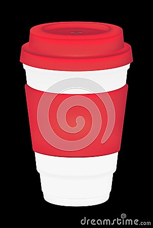 Blank soft drink cup Vector Illustration