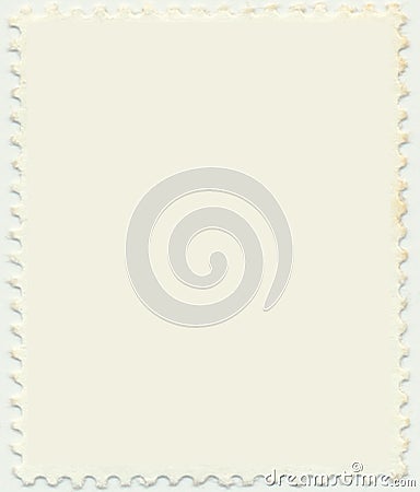 A blank stamp Stock Photo