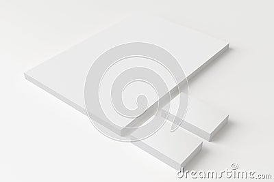 Blank Stationery Set Stock Photo