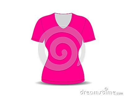 Blank t-shirt template Cartoon Illustration