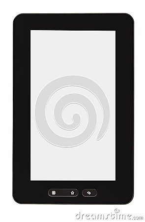 Blank tablet PC Stock Photo