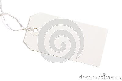 Blank tag Stock Photo