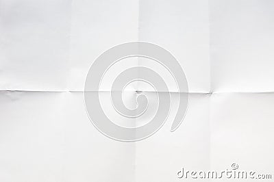 Blank Unfolded Used Paper Stock Photo