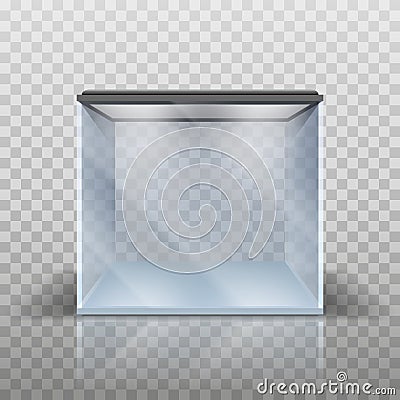 Blank vector aquarium Vector Illustration