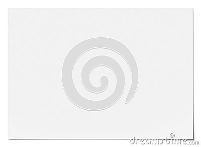 Blank White Paper Sheet Stock Photo
