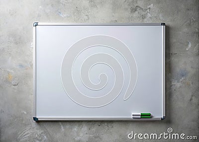 Blank Whiteboard Awaits A Versatile Visual for Generative AI Brainstorming Ideation and Concept Development Stock Photo