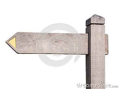 Blank wooden sign Stock Photo