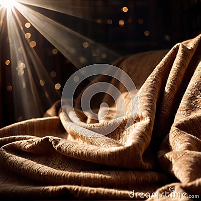 Blanket , bed covering to insulate and keep warm Stock Photo