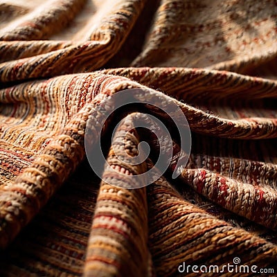 Blanket , bed covering to insulate and keep warm Stock Photo