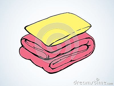 Blanket. Vector drawing Vector Illustration