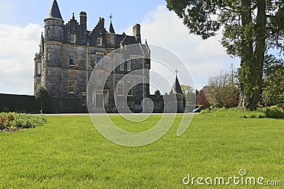 Blarney House at Blarney Castle and Grounds, Blarney, West Cork Stock Photo