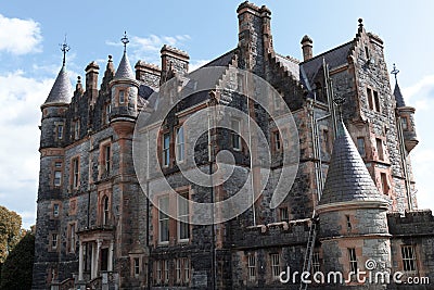 The Blarney house, Irish Manor Home, located on the grounds of Blarney Castle Stock Photo