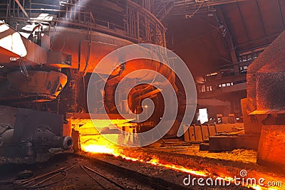 Blast furnace Stock Photo