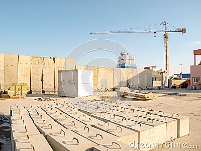 Blast wall top stock in market Stock Photo