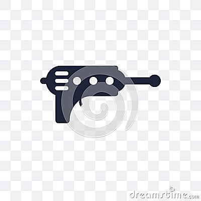 Blaster transparent icon. Blaster symbol design from Science col Vector Illustration