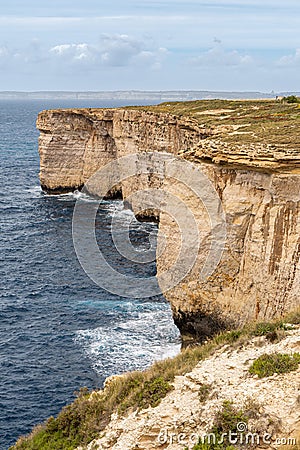 Blata tal Melh coastline cliff in Malta Stock Photo