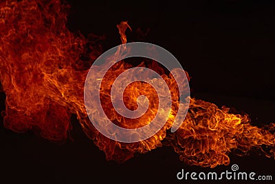 Blaze Fire flames background Stock Photo