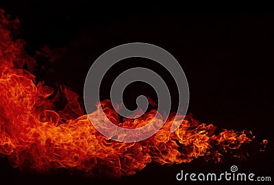 Blaze Fire flames background Stock Photo