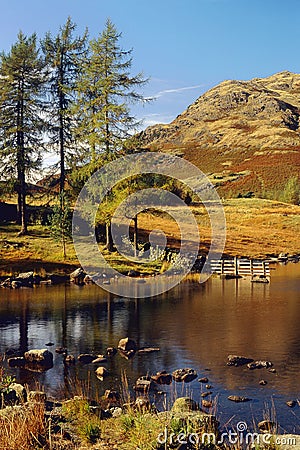 Blea Tarn, Langdale, Cumbria Stock Photo