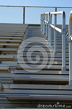 Bleacher Stairs Stock Photo