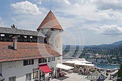 Bled castle Editorial Stock Photo