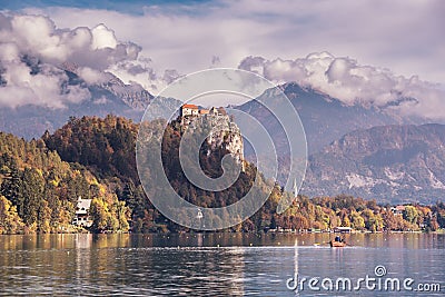 Bled Castle, Slovenia. Editorial Stock Photo