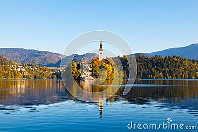 Bled Lake, Slovenia Stock Photo