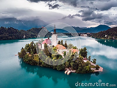 Bled Lake Slovenia Stock Photo