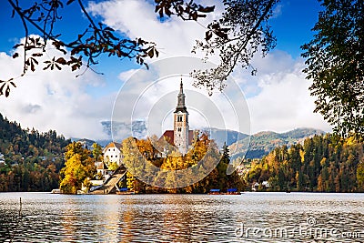 Bled Lake, Slovenia, Europe Stock Photo