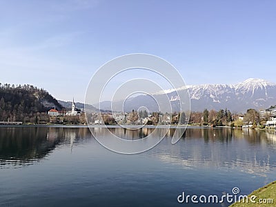 Bled lake Stock Photo
