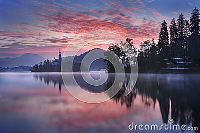 Bled in Slovenia, Europe Stock Photo