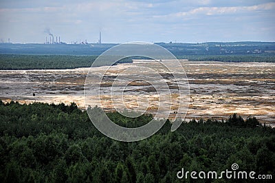 Bledow desert, Poland Stock Photo