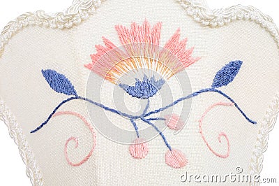 Blekinge embroidery Stock Photo