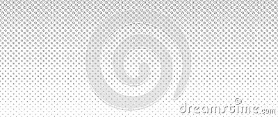 Blended doodle black line flower on white for pattern and background Vector Illustration