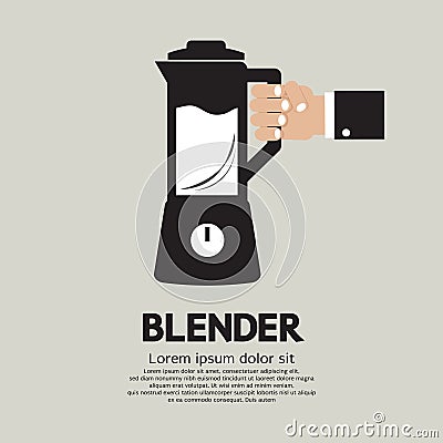 Blender Home Appliance Vector Illustration