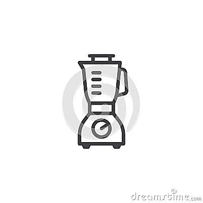 Blender, juicer line icon Vector Illustration