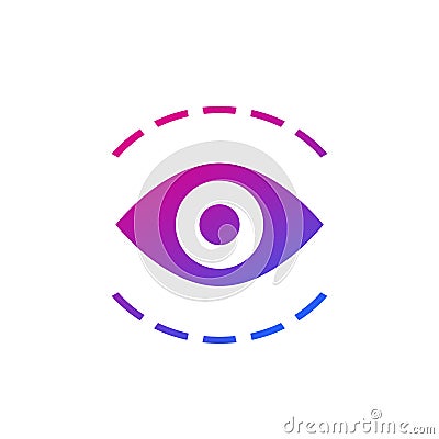 blepharoplasty icon, plastic surgery vector Vector Illustration