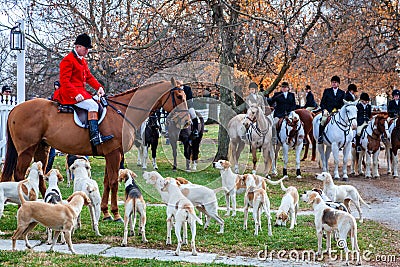 Blessing of the hounds Editorial Stock Photo