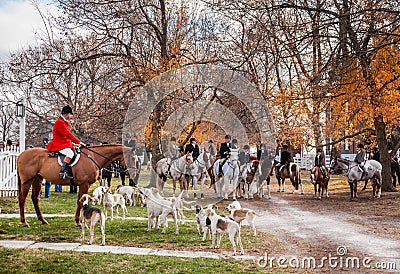 Blessing of the hounds Editorial Stock Photo