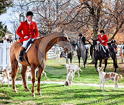 Blessing of the hounds Editorial Stock Photo