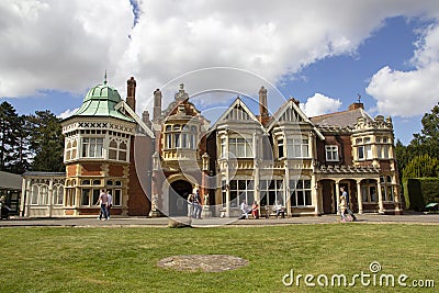 Bletchley Park the home of British codebreaking Editorial Stock Photo