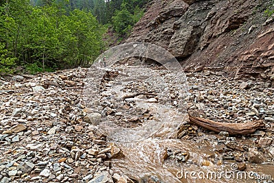 Bletterbach gorge Stock Photo