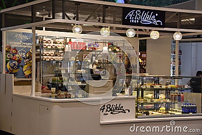 A. Blikle at Zlote Tarasy shopping mall in Warsaw, Poland Editorial Stock Photo