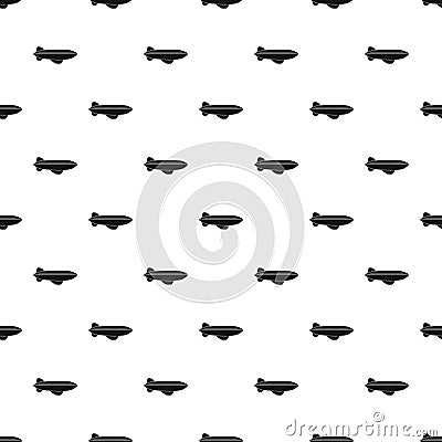 Blimp aircraft flying pattern vector Vector Illustration