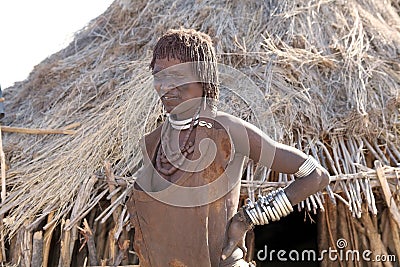 Blind african woman Editorial Stock Photo