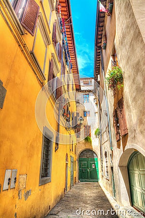 Blind alley in Florence, Italy Stock Photo