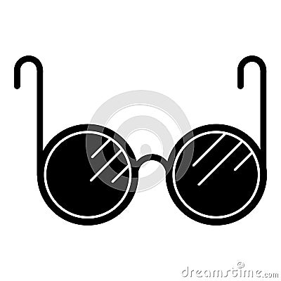 Blind glasses icon, simple style Vector Illustration