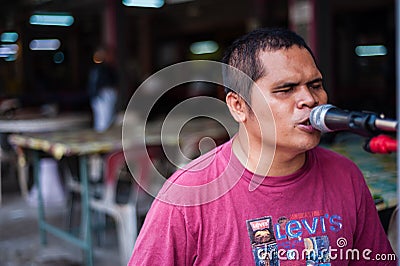 Blind Singer Editorial Stock Photo