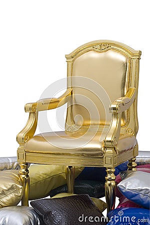 The bling chair Stock Photo